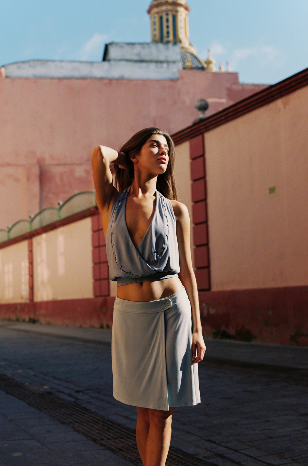 Celine Skirt | Pale Blue