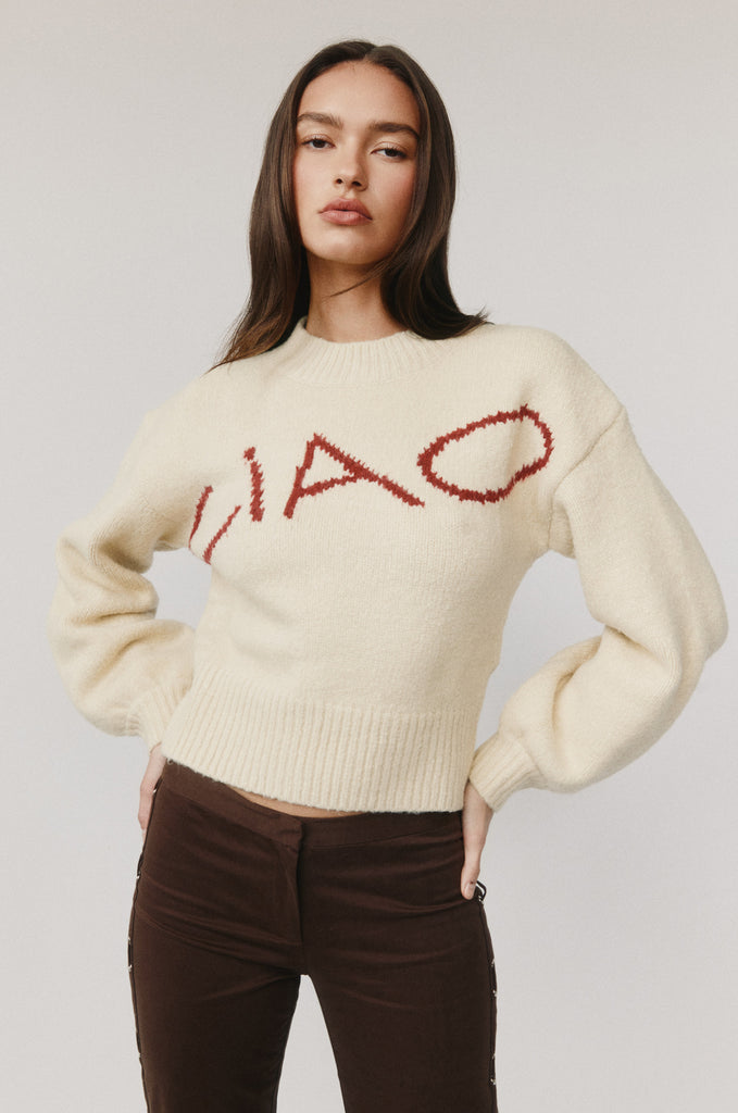 Ciao Baby Sweater | Cream