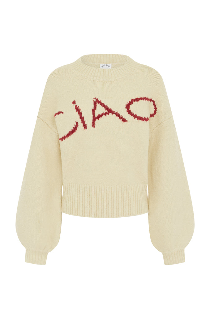 Ciao Baby Sweater | Cream