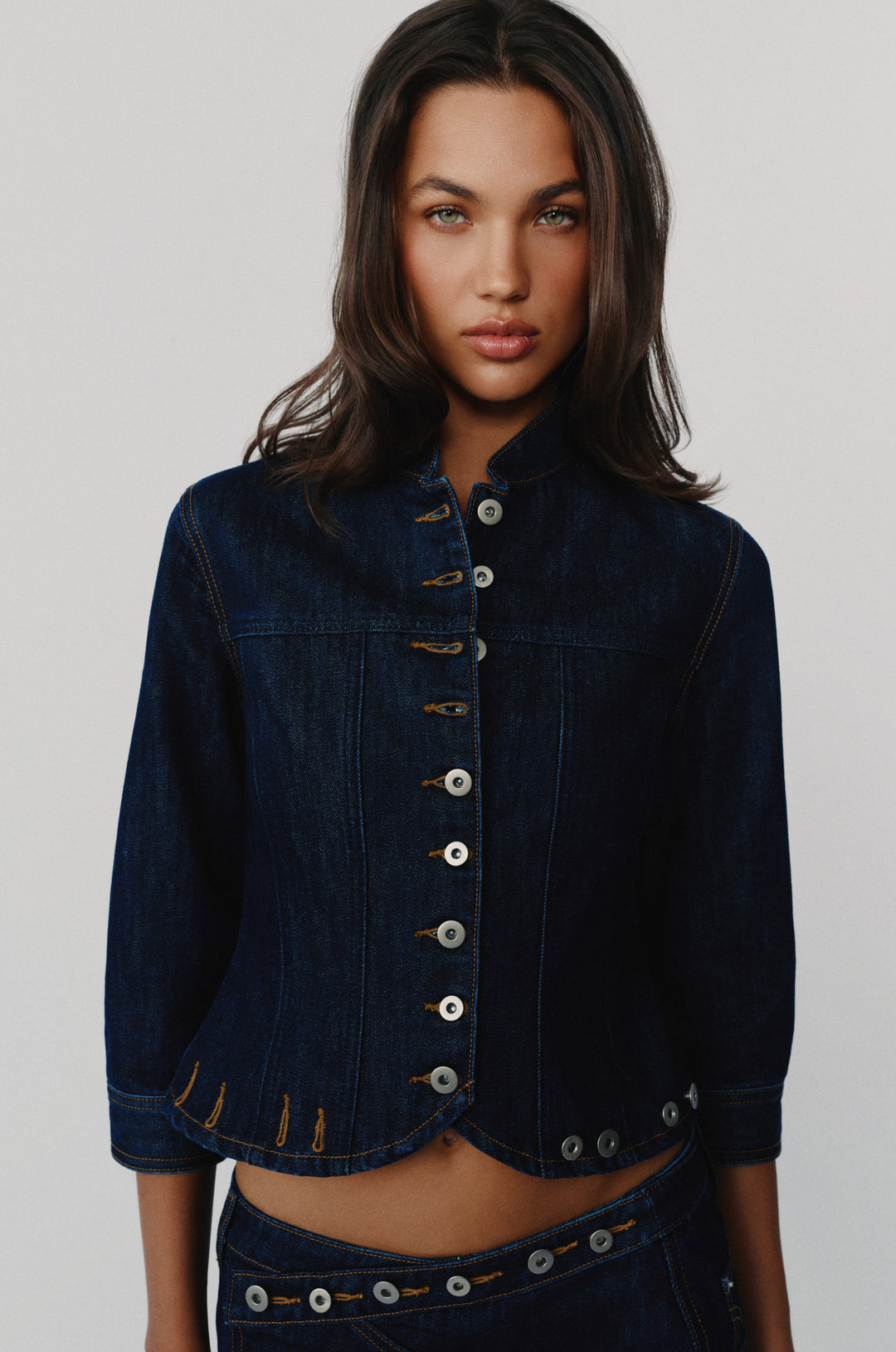 Drew Jacket | Indigo Blue