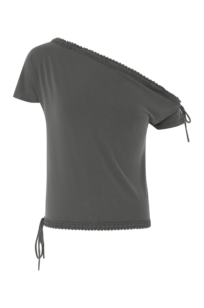 Elisia Top | Charcoal