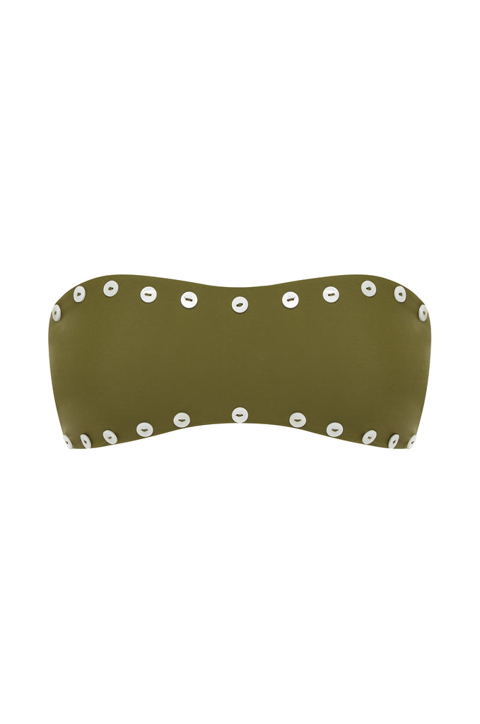 Fifi Bikini Top | Forest