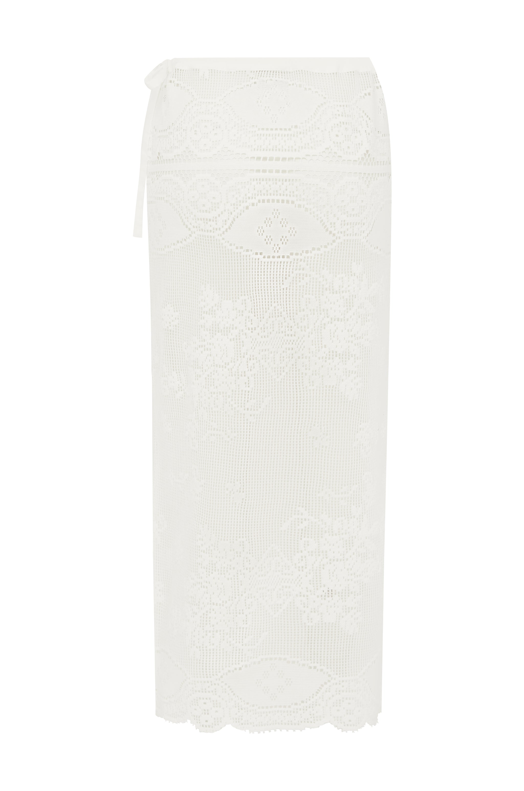 Florence Midi Skirt | White