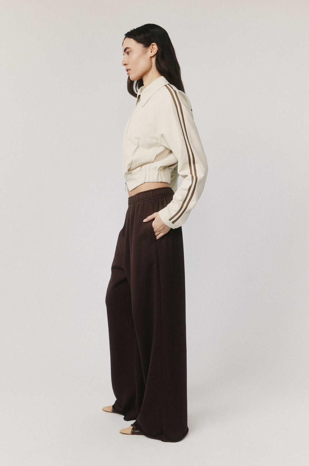 Fred Jacket | Brown Stripe