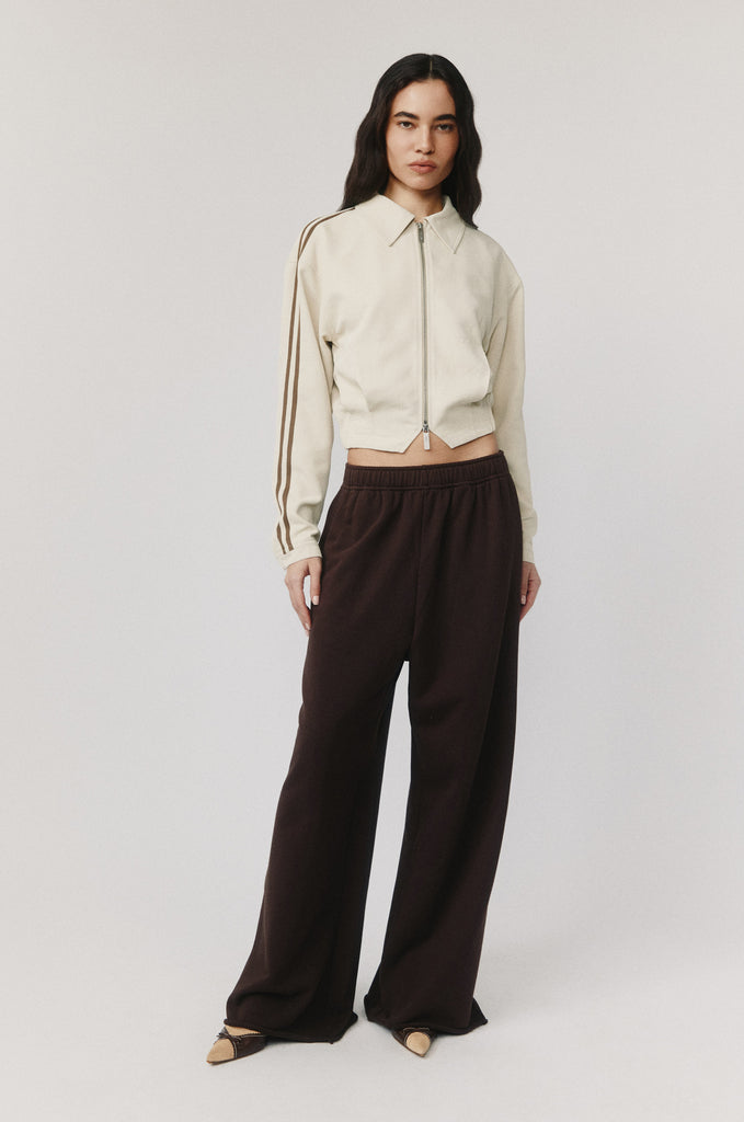 Fred Jacket | Brown Stripe