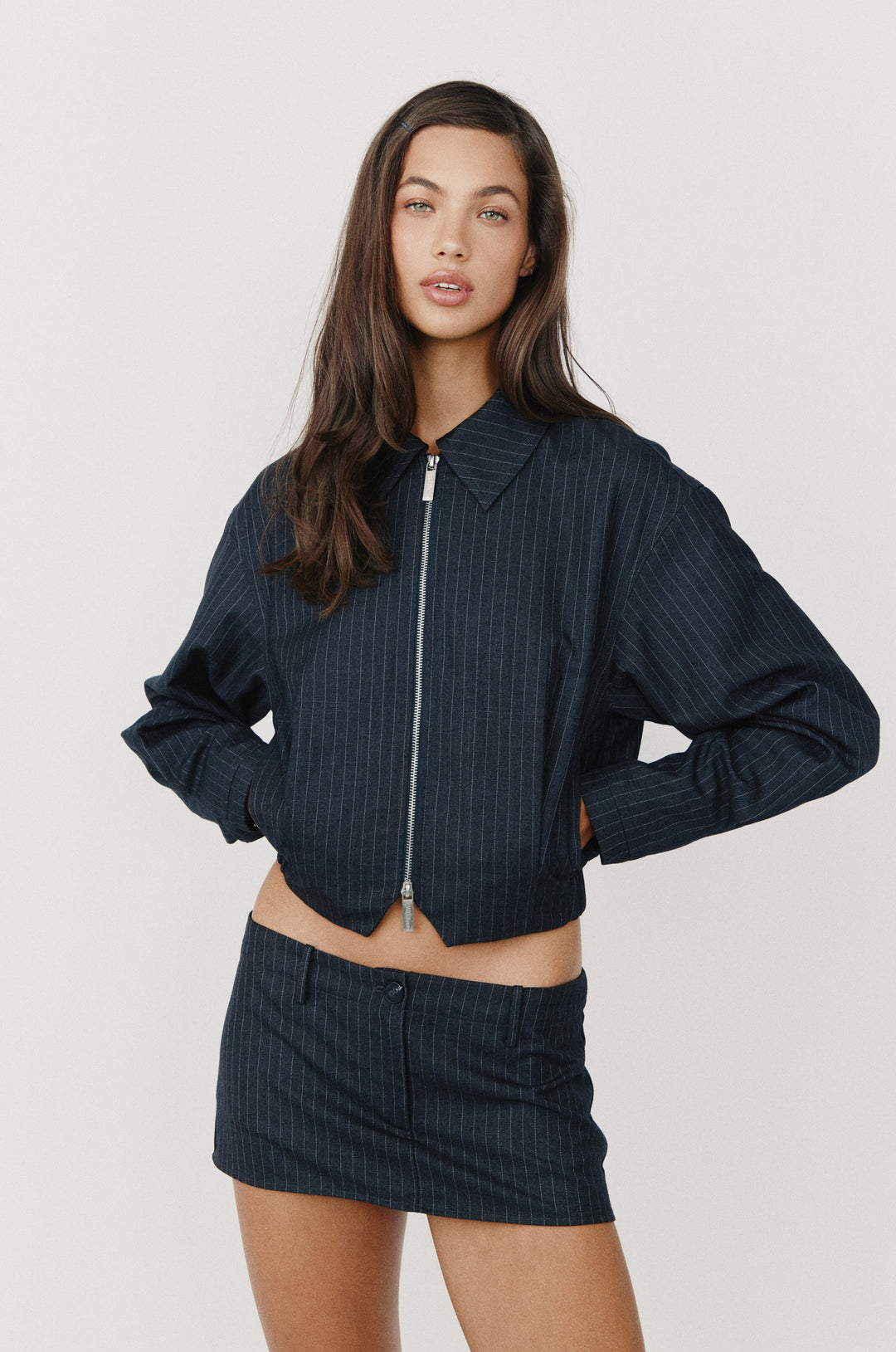 Fred Jacket | Pinstripe