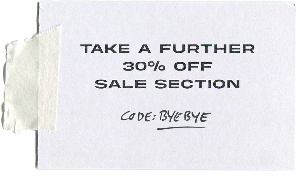 TAKE A FURTHER 30% OFF SALE SECTION