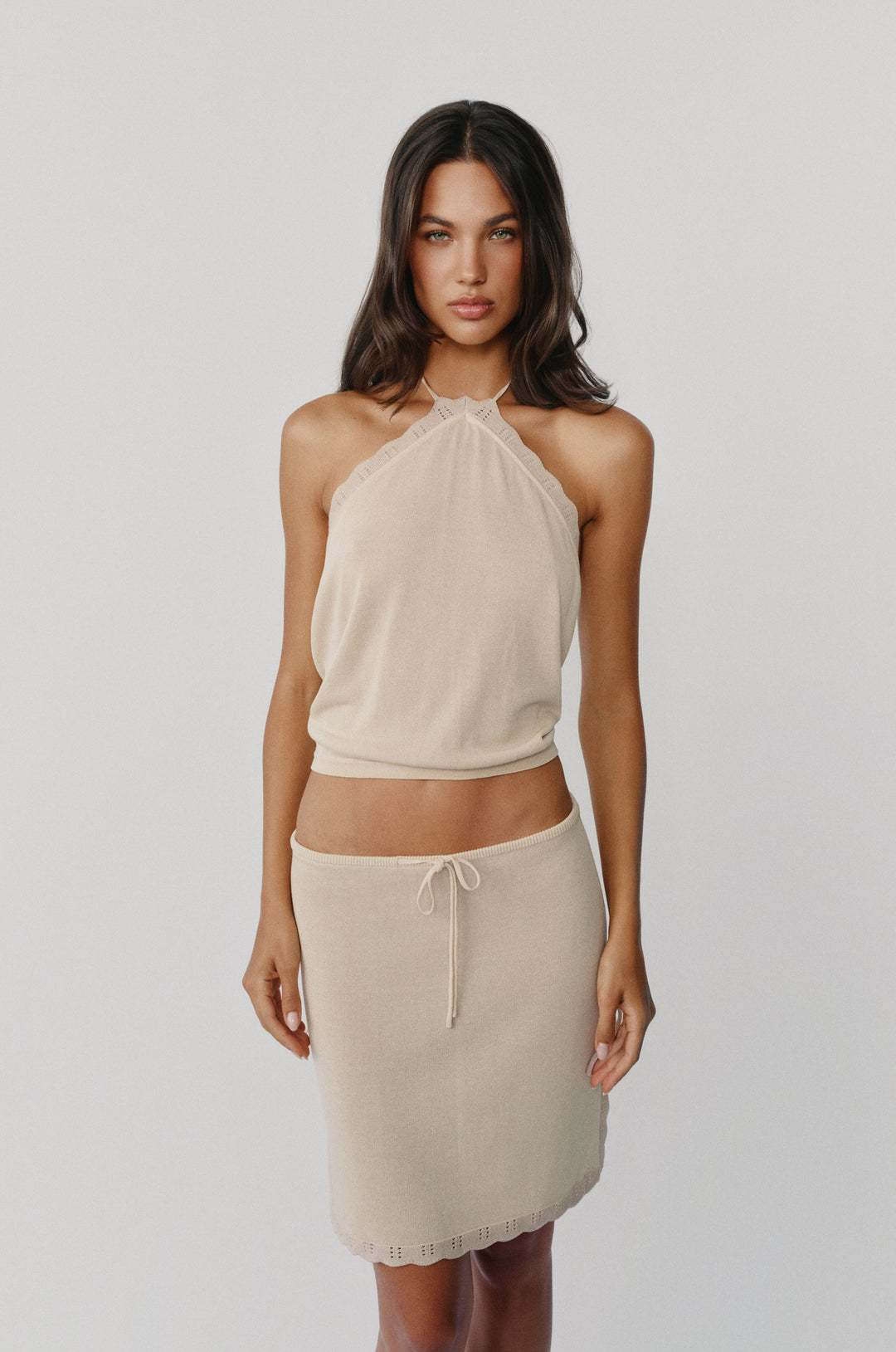 Isla Top | Beige alternate product view
