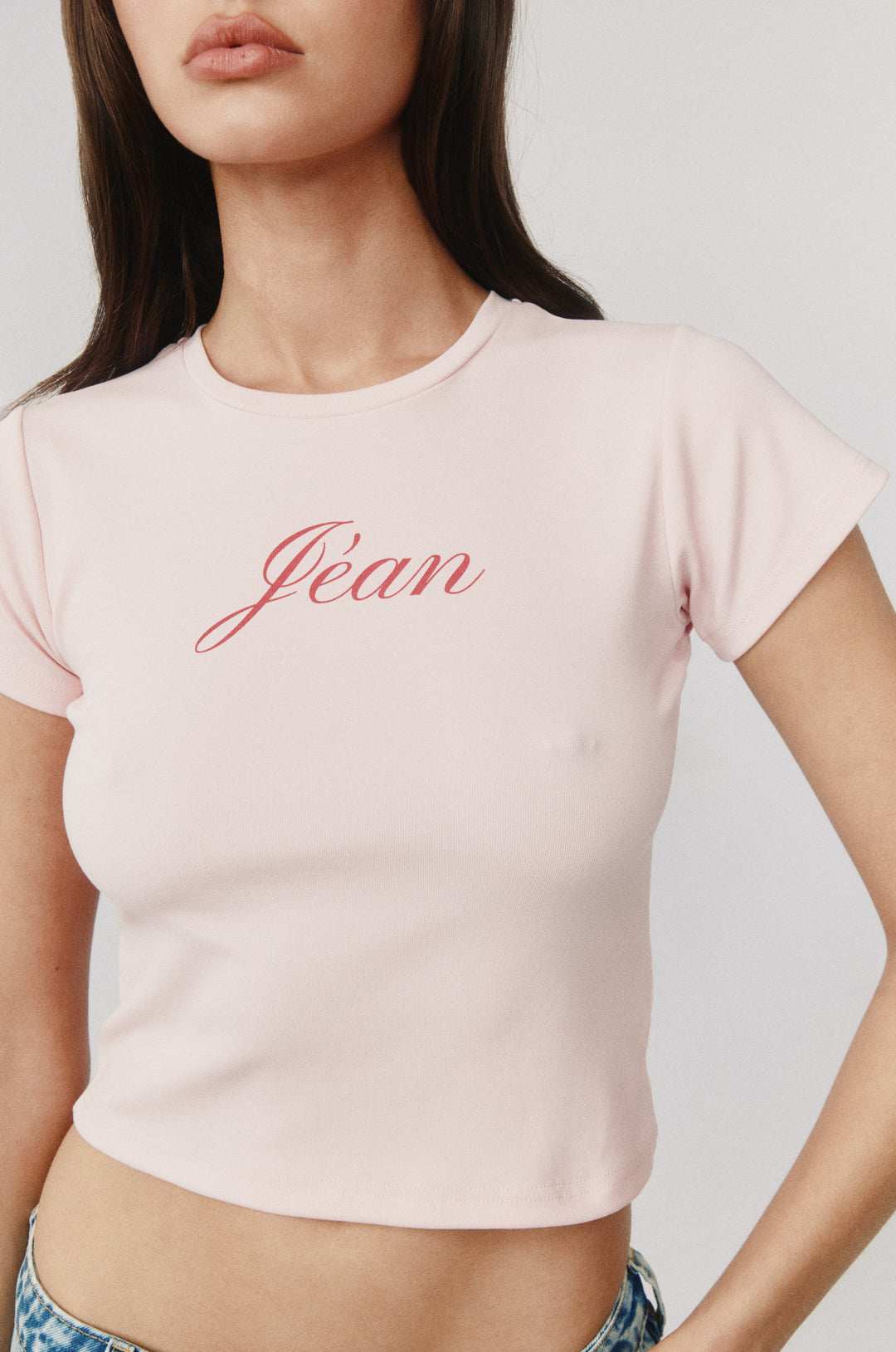 Jean Tee | Baby Pink