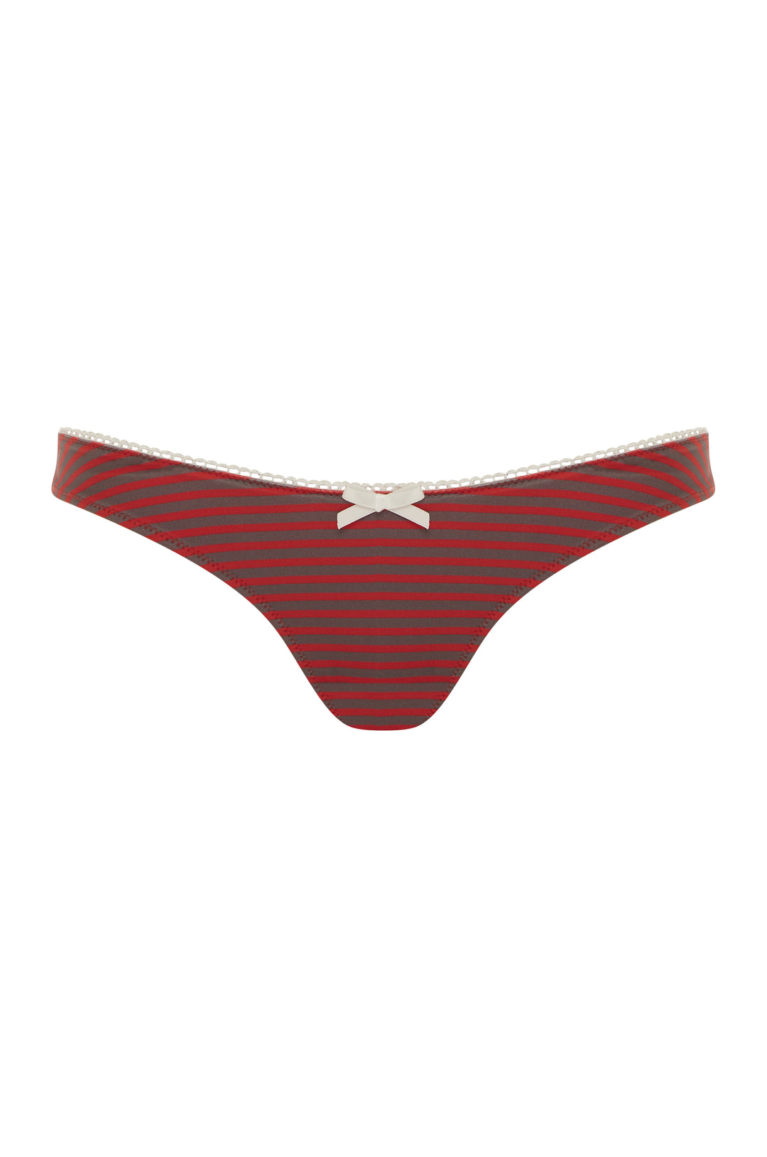 Jeanie Bikini Bottom | Red Stripe