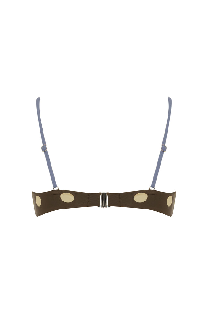 Jeanie Bikini Top | Layla Big Dot