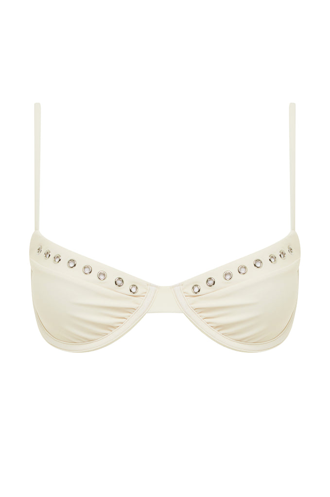 Julia Bikini Top | Off White