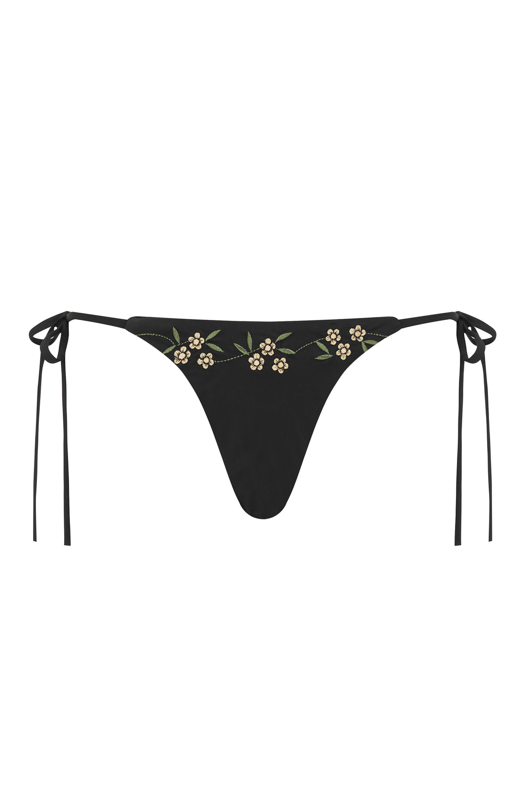 Juni Bikini Bottom | Black Blossom
