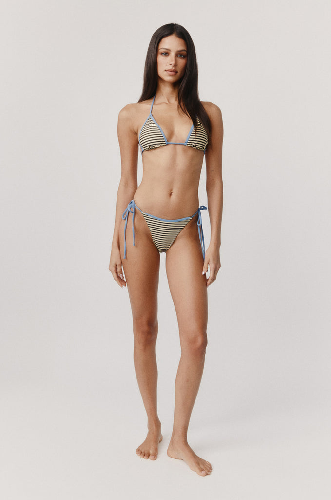 Juni Bikini Bottom | Yellow Stripe