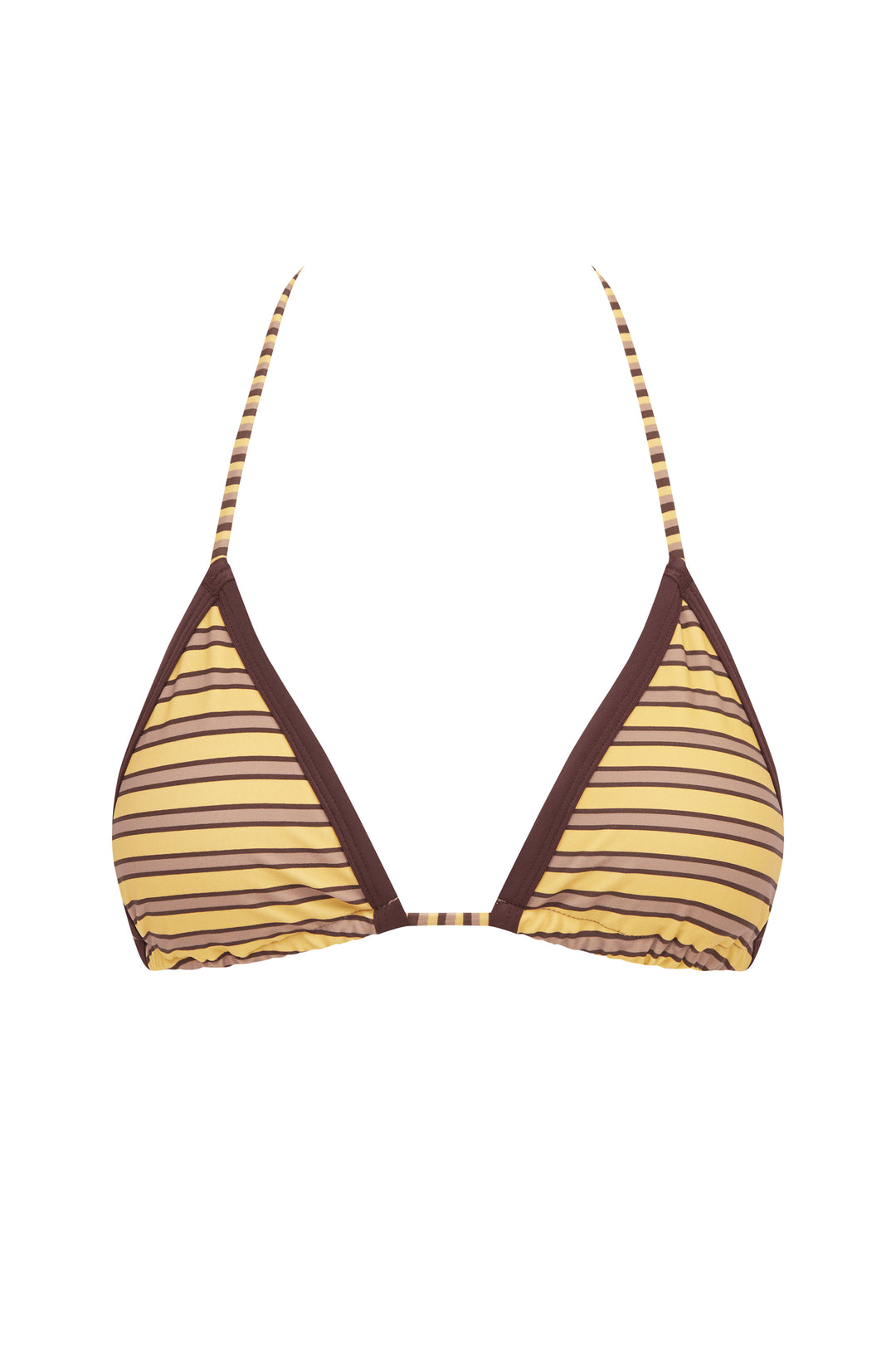 Juni Bikini Top | Amber Stripe