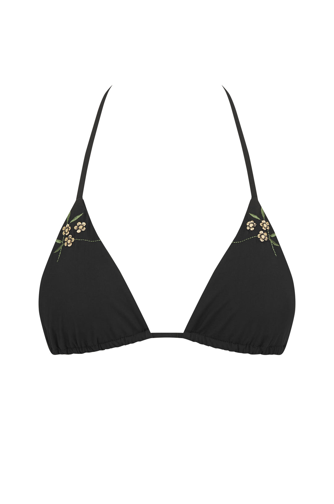 Juni Bikini Top | Black Blossom