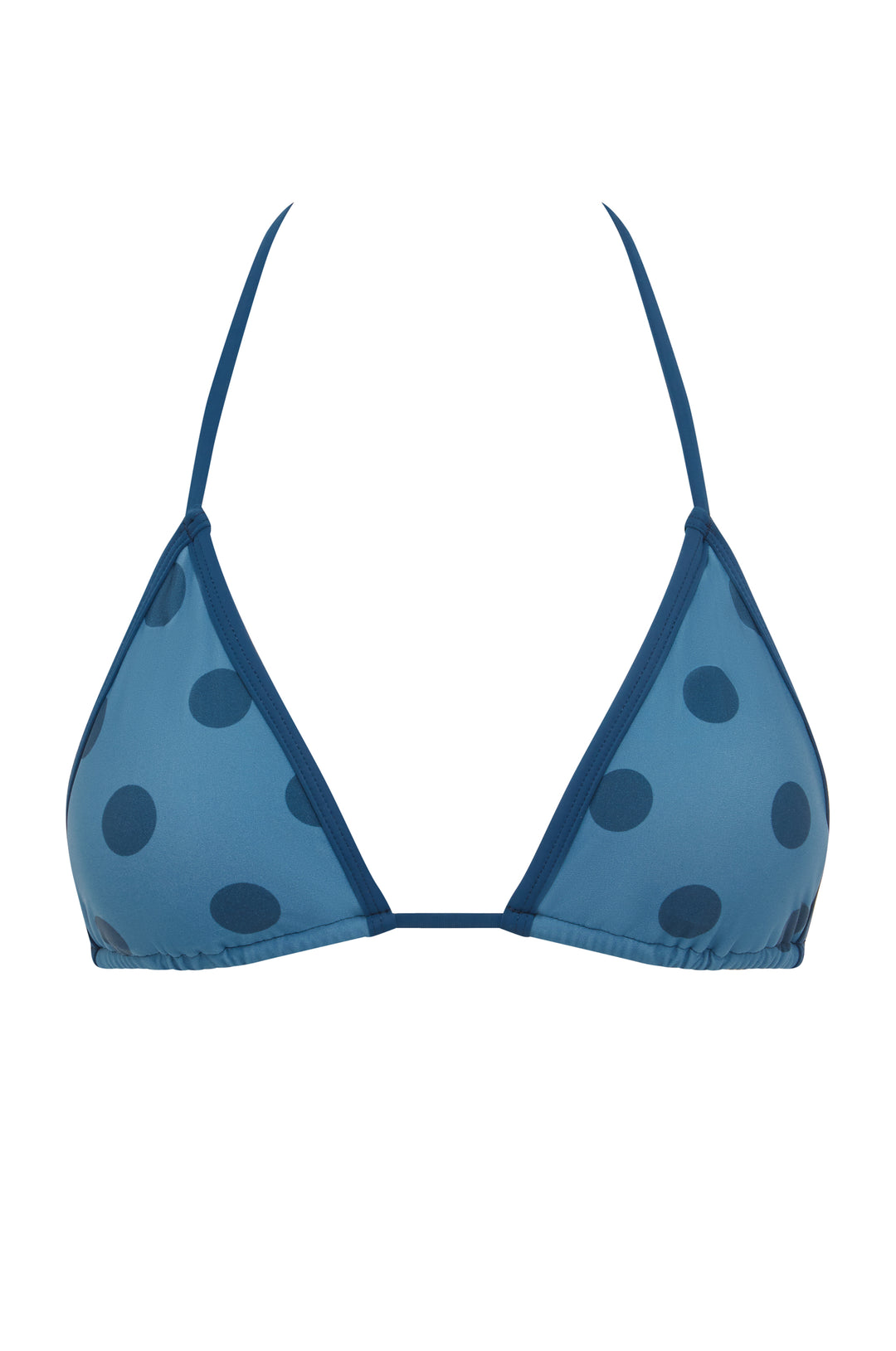 Juni Bikini Top | Blue Big Dot