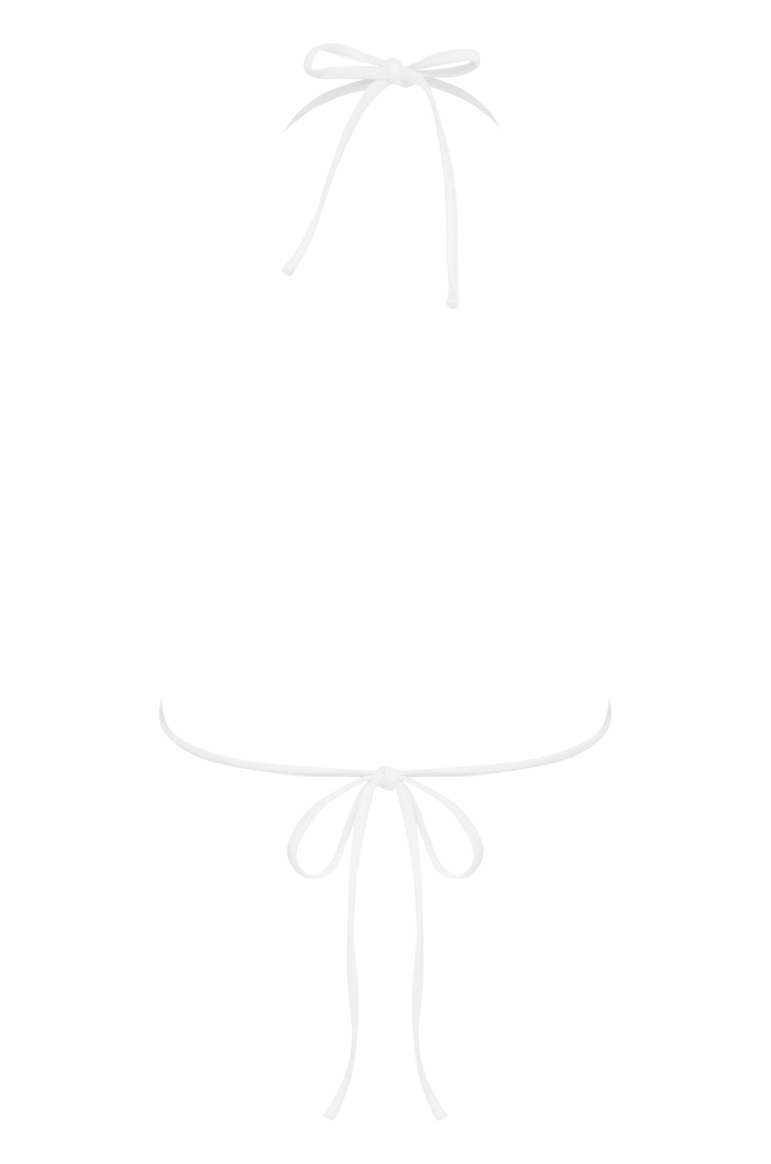 Juni Bikini Top | Blue / White