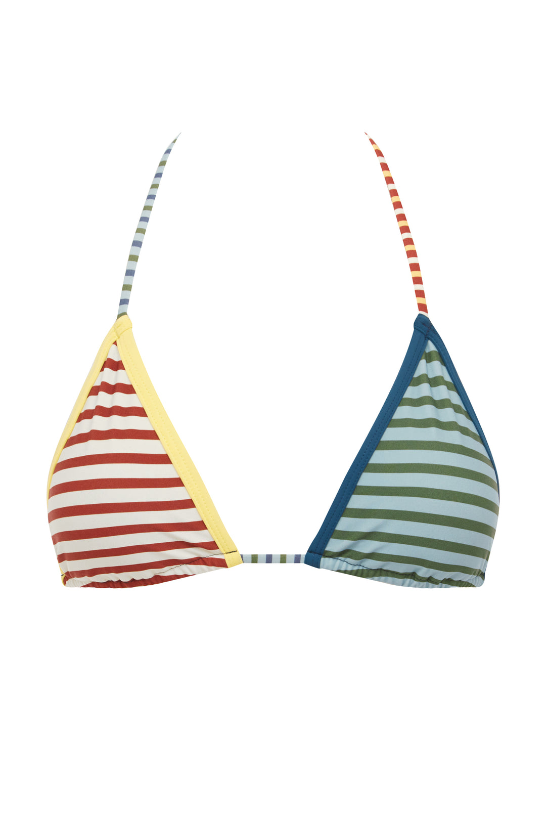 Juni Bikini Top | Multi Stripe