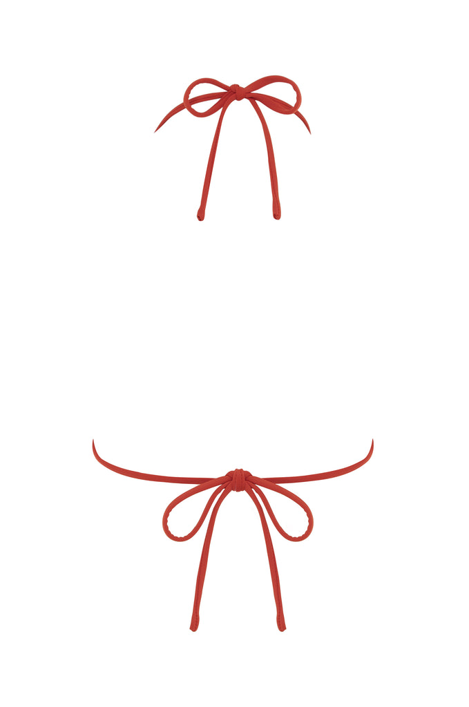 Juni Bikini Top | Red Bloom