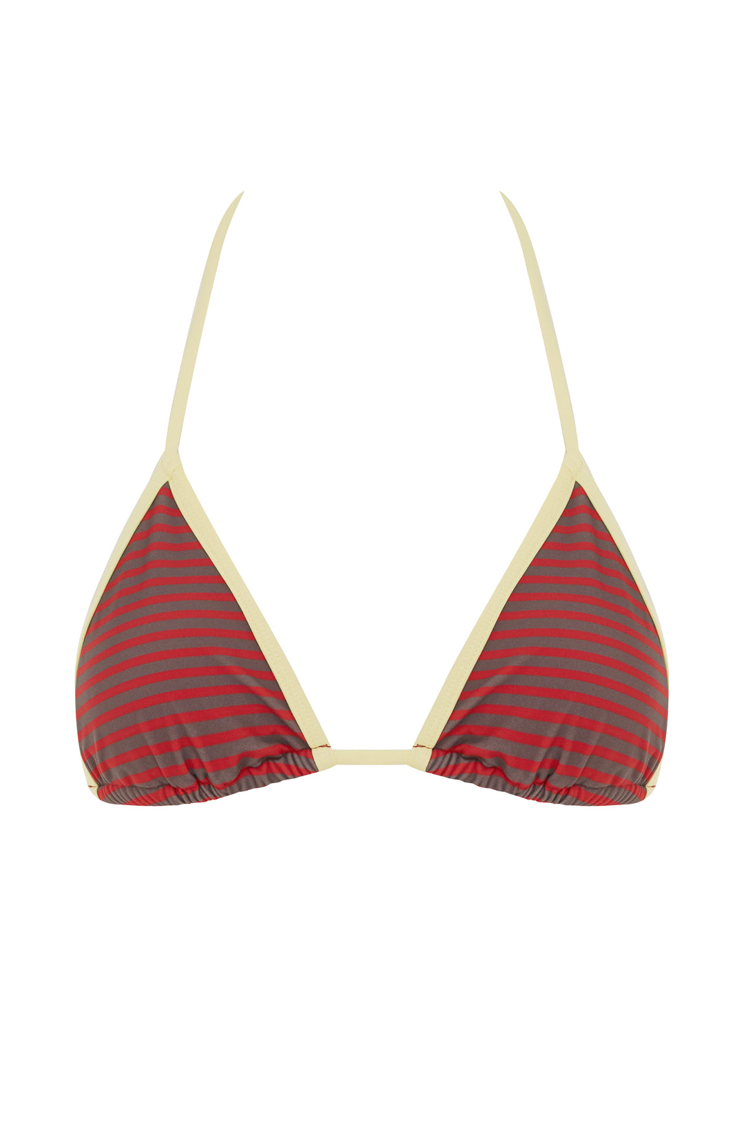 Juni Bikini Top | Red Stripe