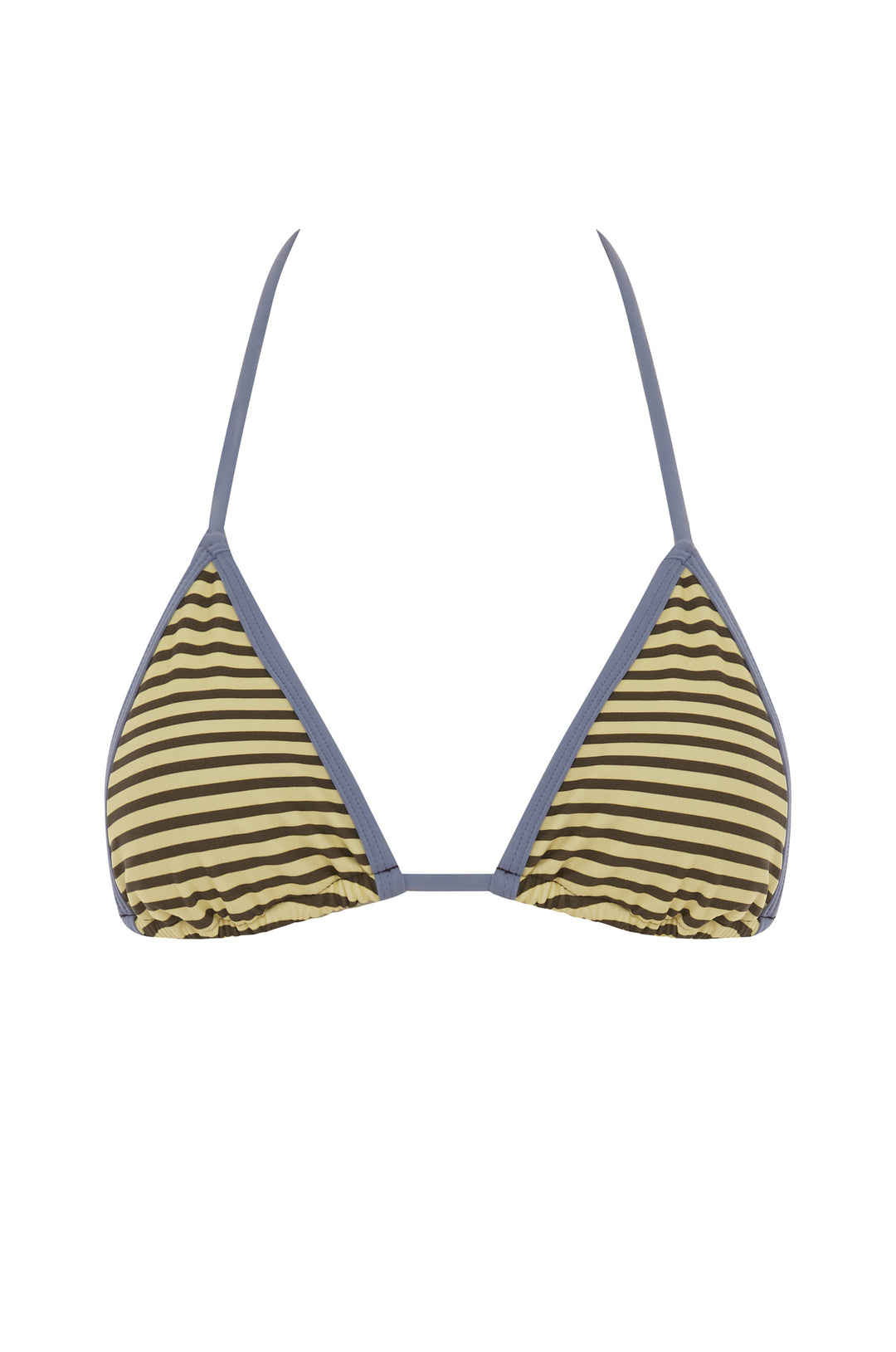 Juni Bikini Top | Yellow Stripe