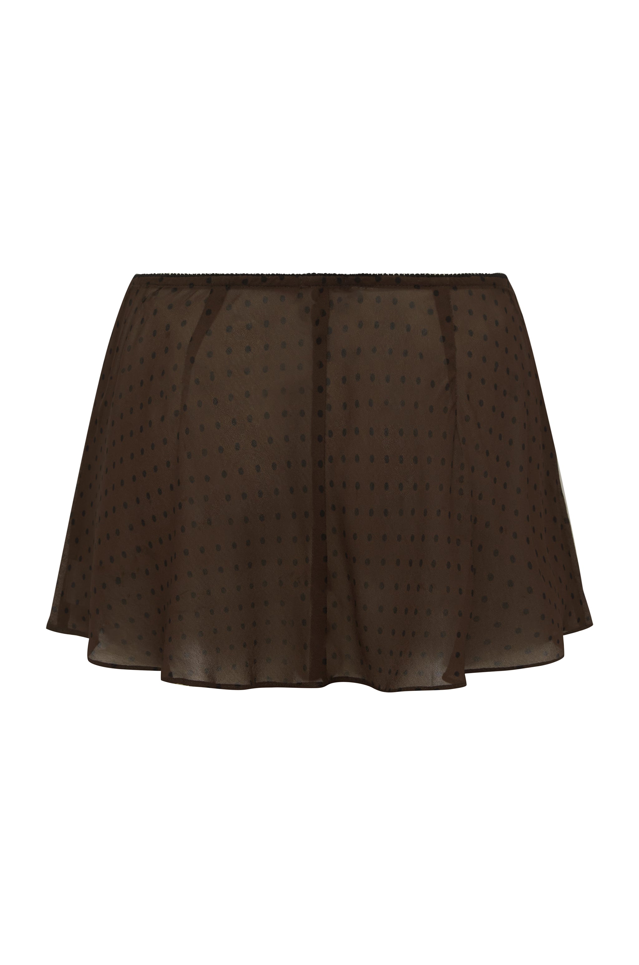 Kiki Skirt | Brown Polka Dot