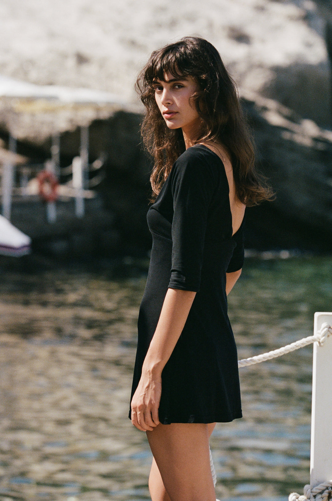 Lana Dress | Black alternate product view