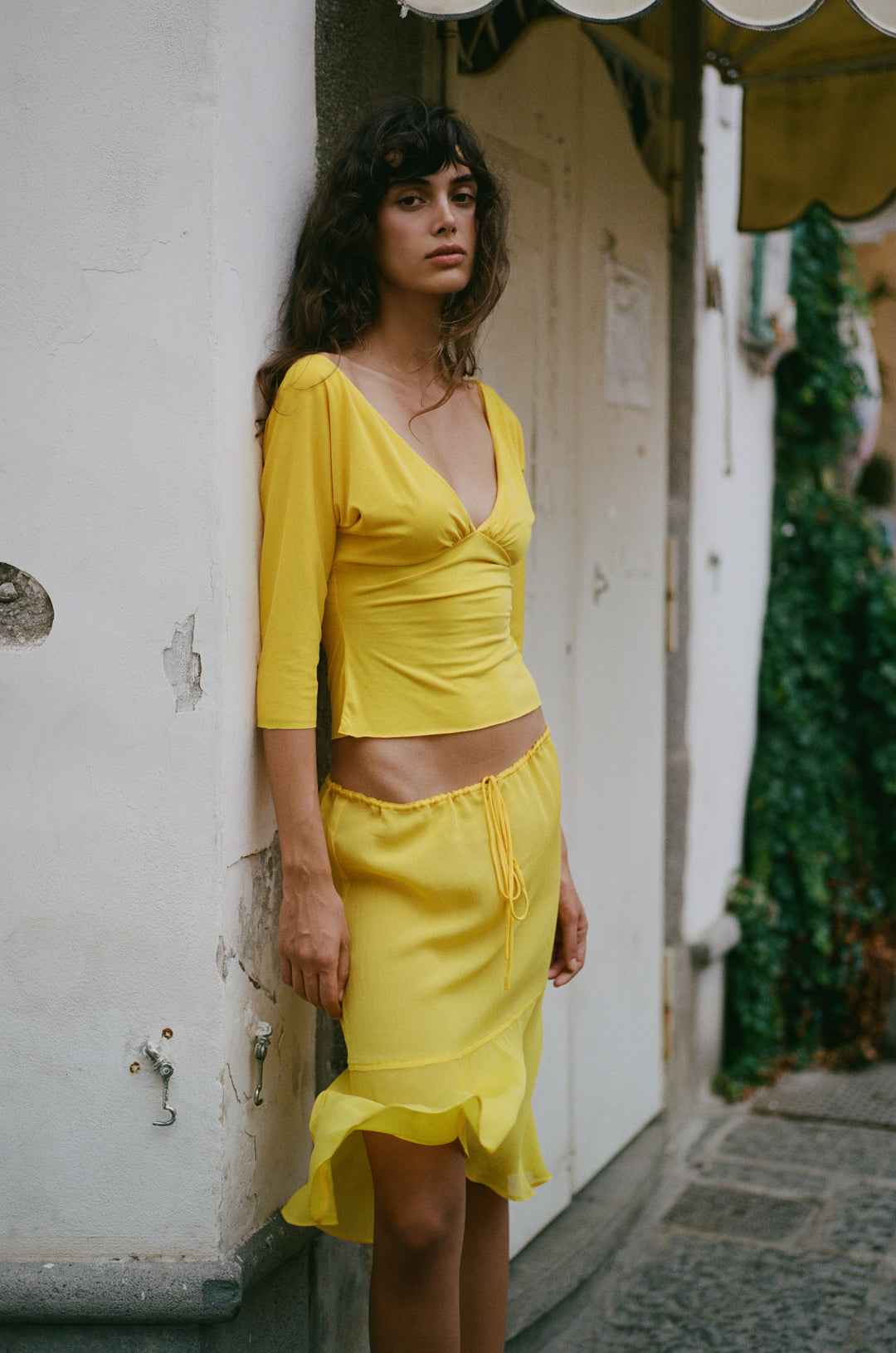 Lana Top | Golden Yellow alternate product view