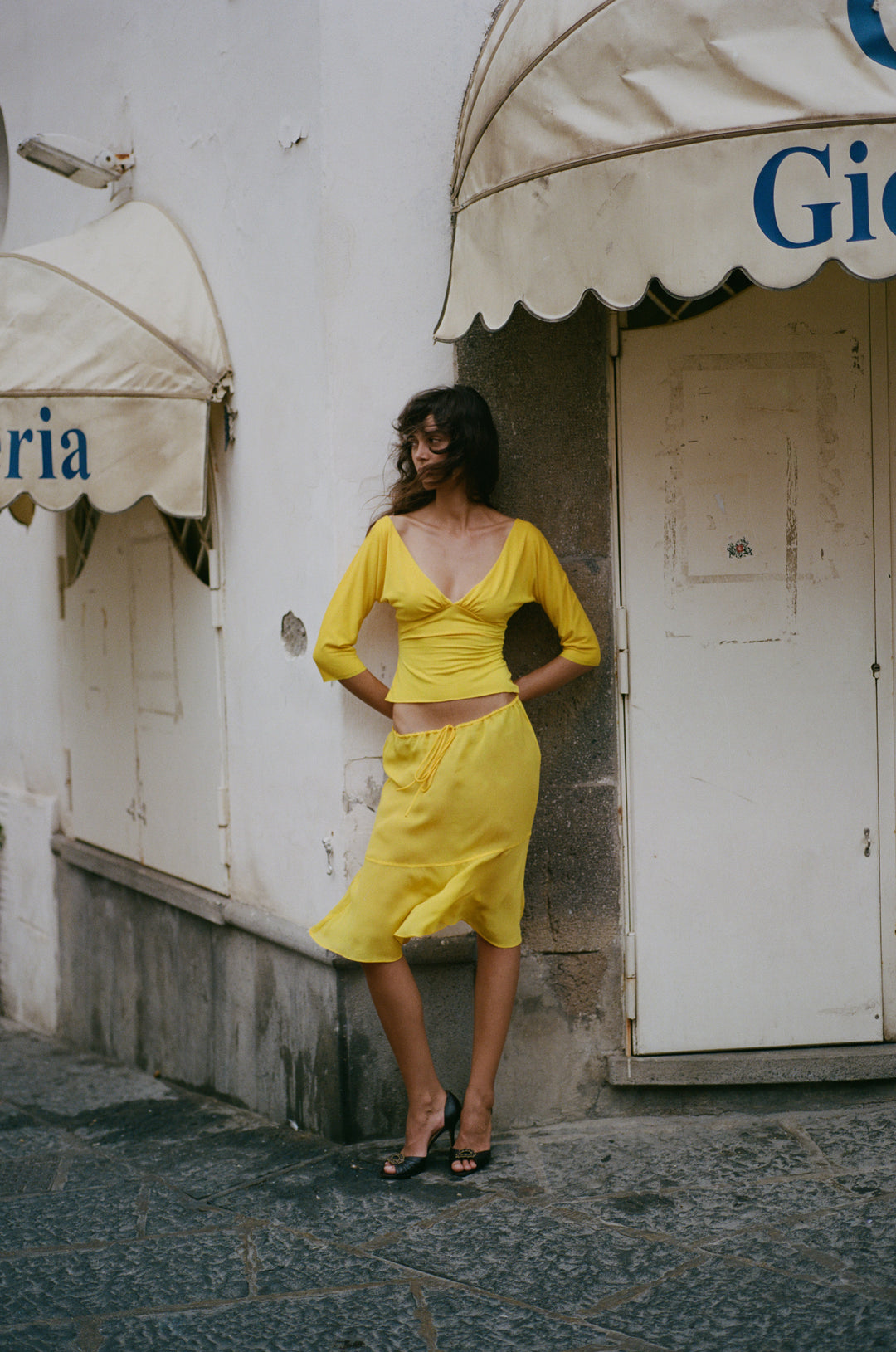 Lana Top | Golden Yellow alternate product view