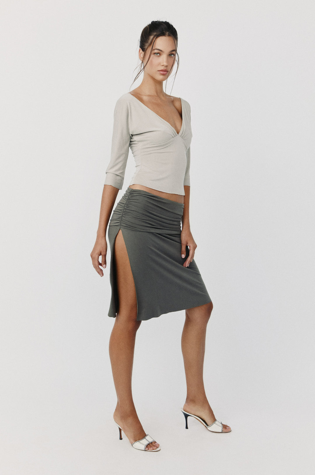 Lila Skirt | Slate