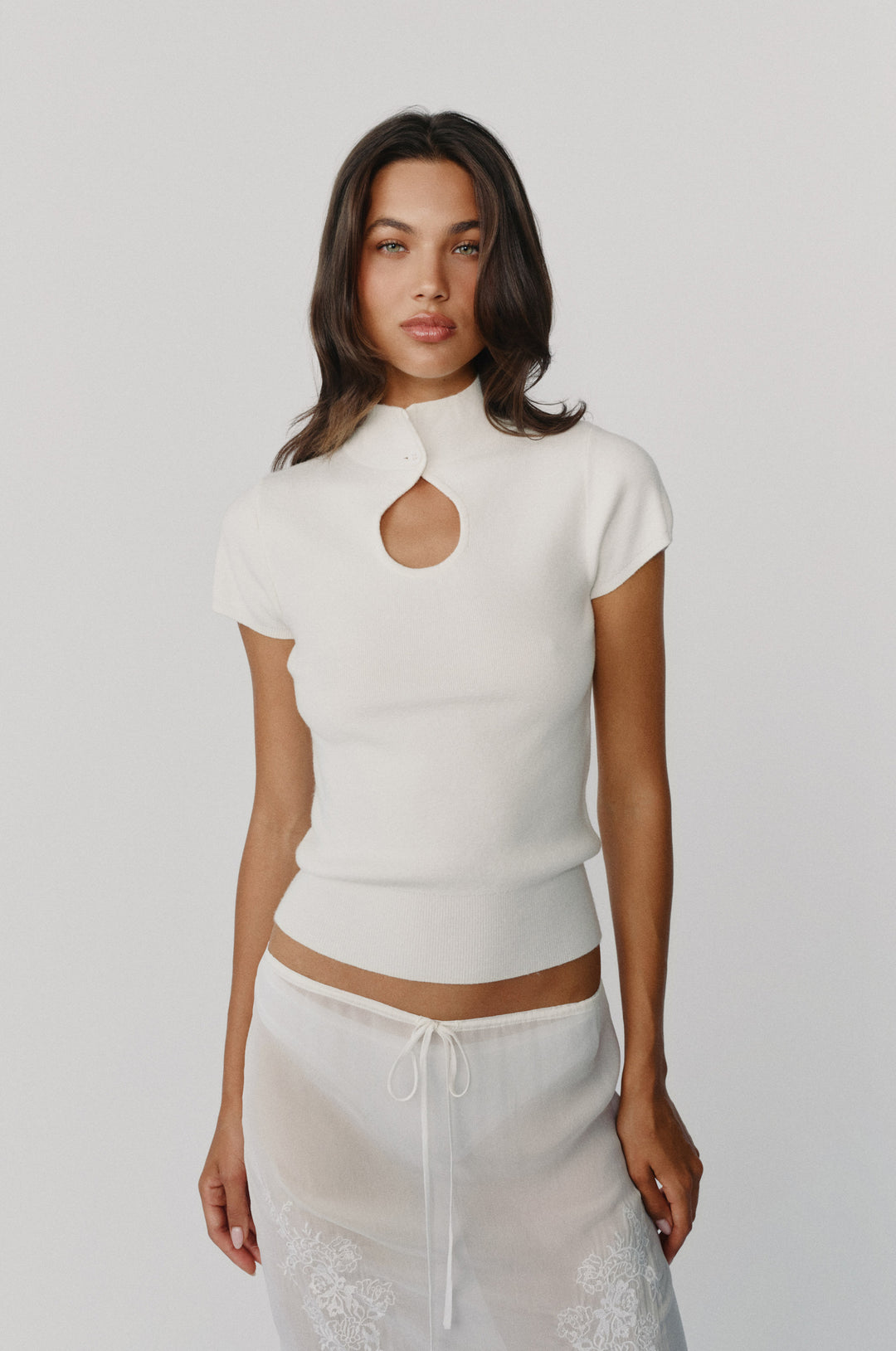 Luci Top | White alternate product view