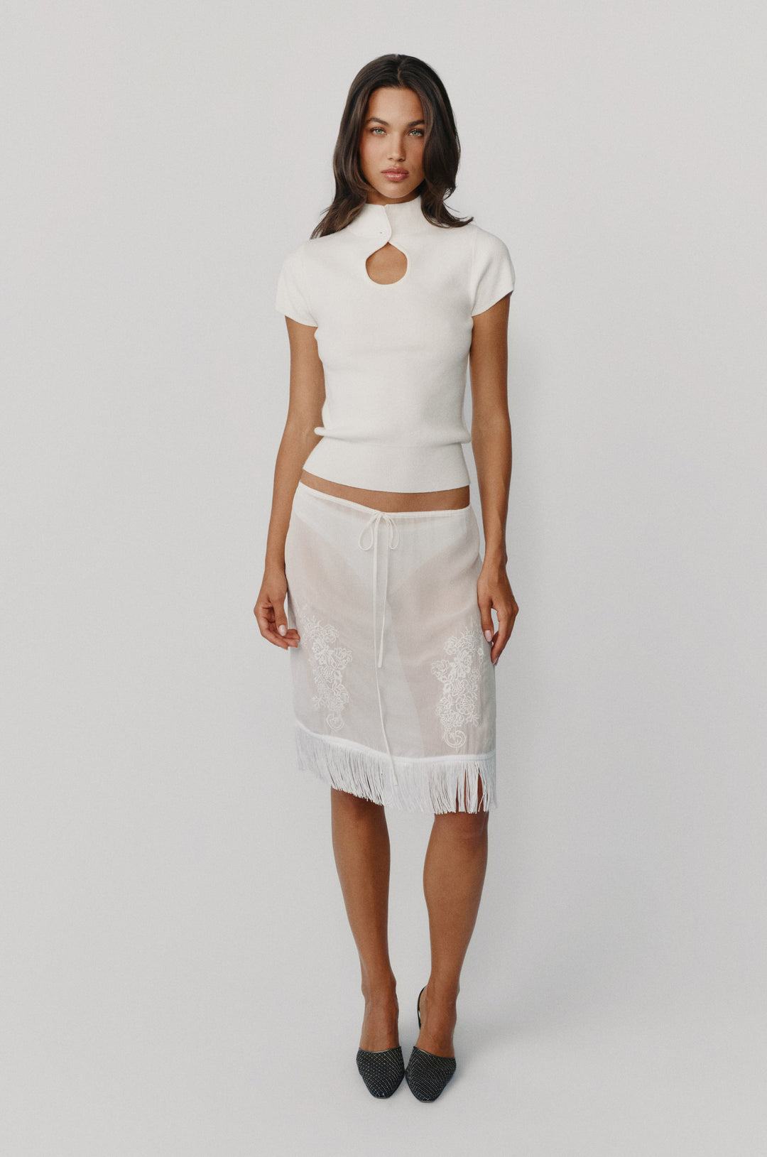 Luci Top | White alternate product view