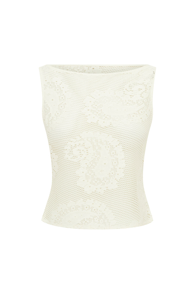 Maeve Top | White Lace