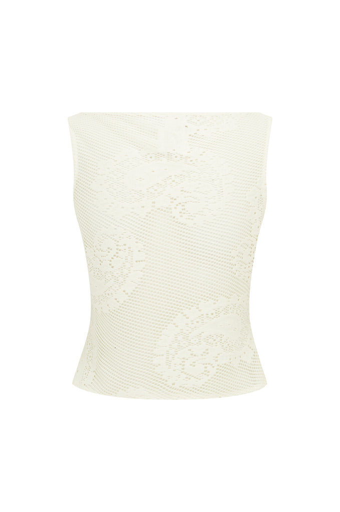 Maeve Top | White Lace