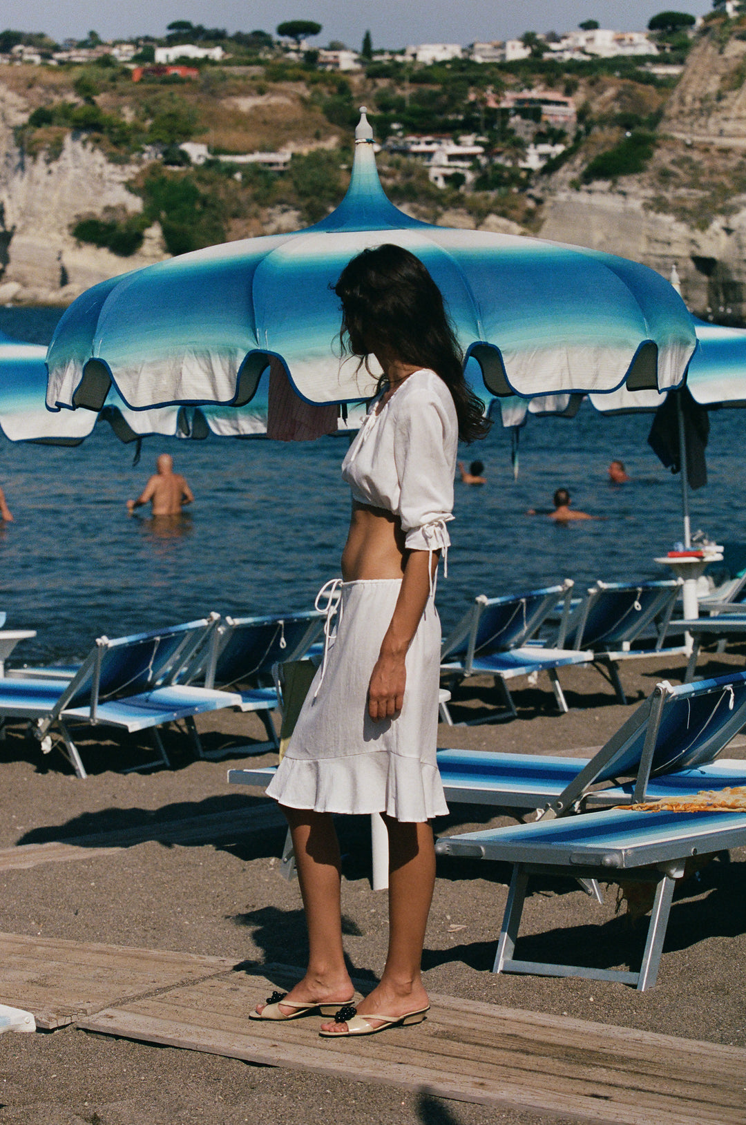 Maisie Skirt | White front view