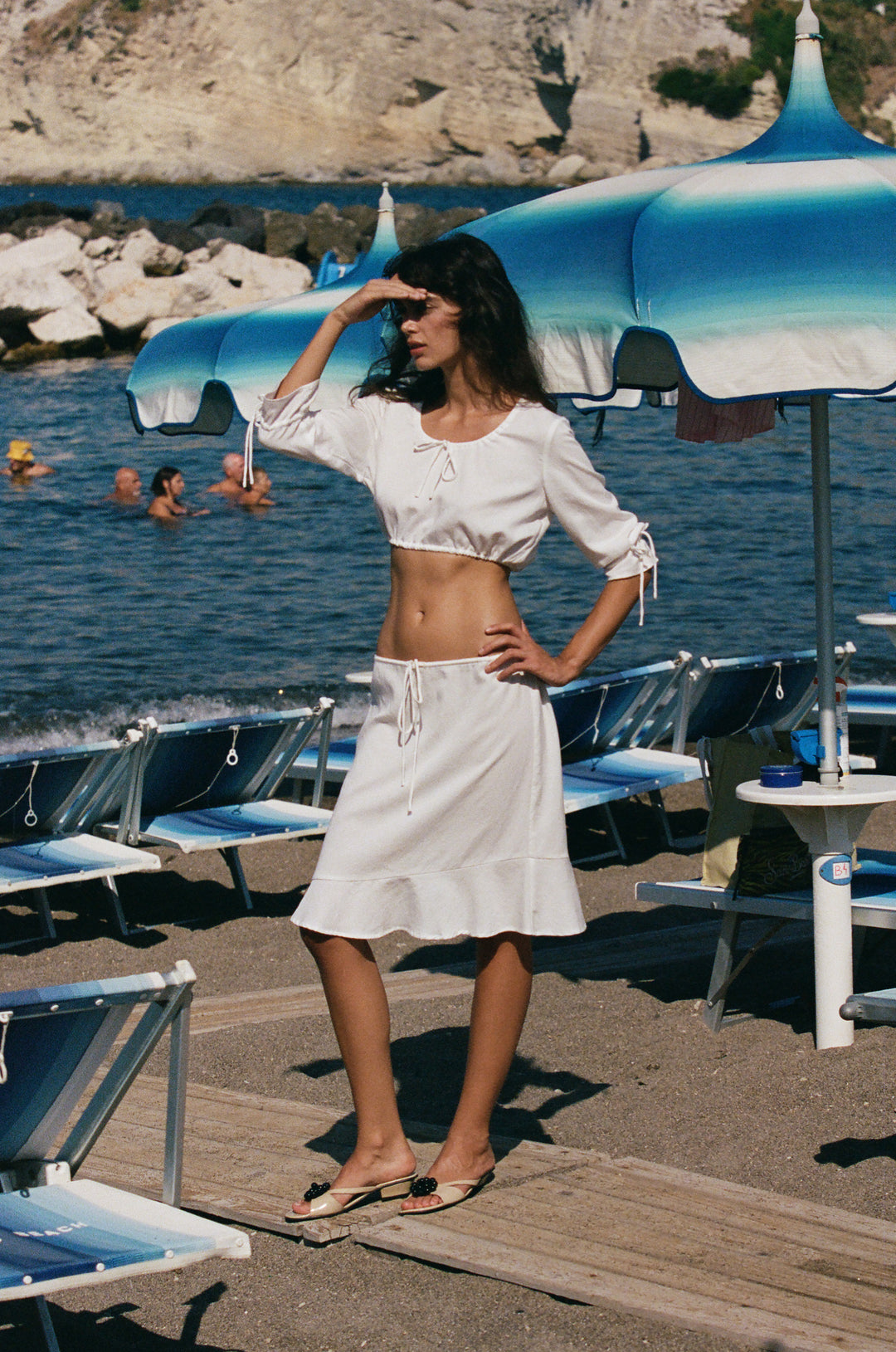 Maisie Skirt | White alternate product view