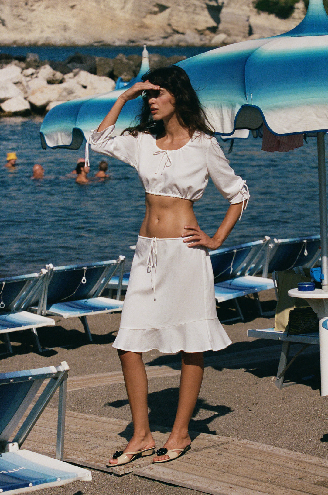 Maisie Top | White front view