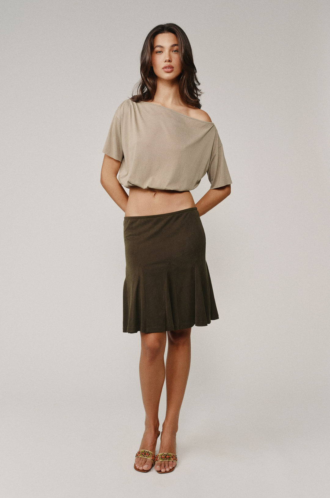 Mimi Skirt | Khaki