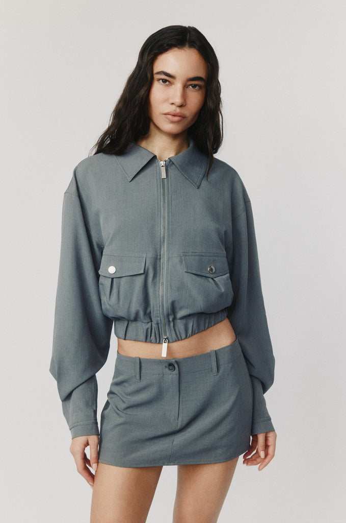 Monroe Jacket | Charcoal