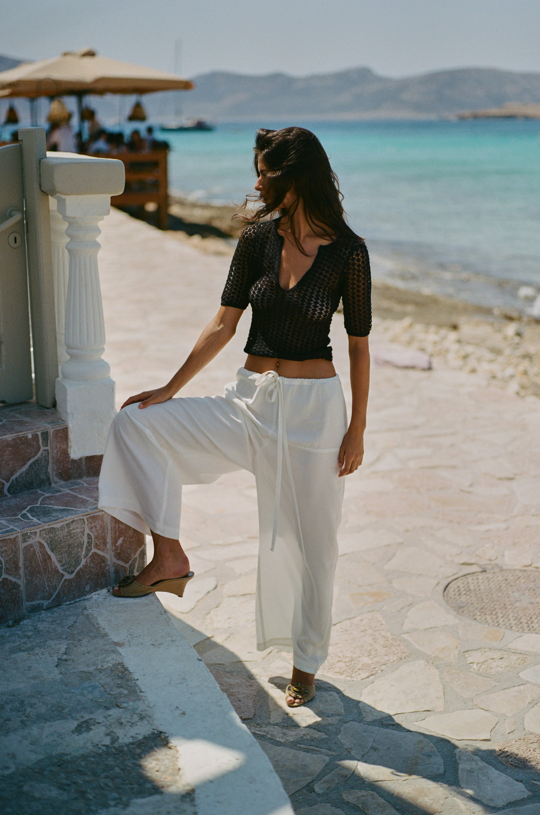 Norah Pants | White alternate product view