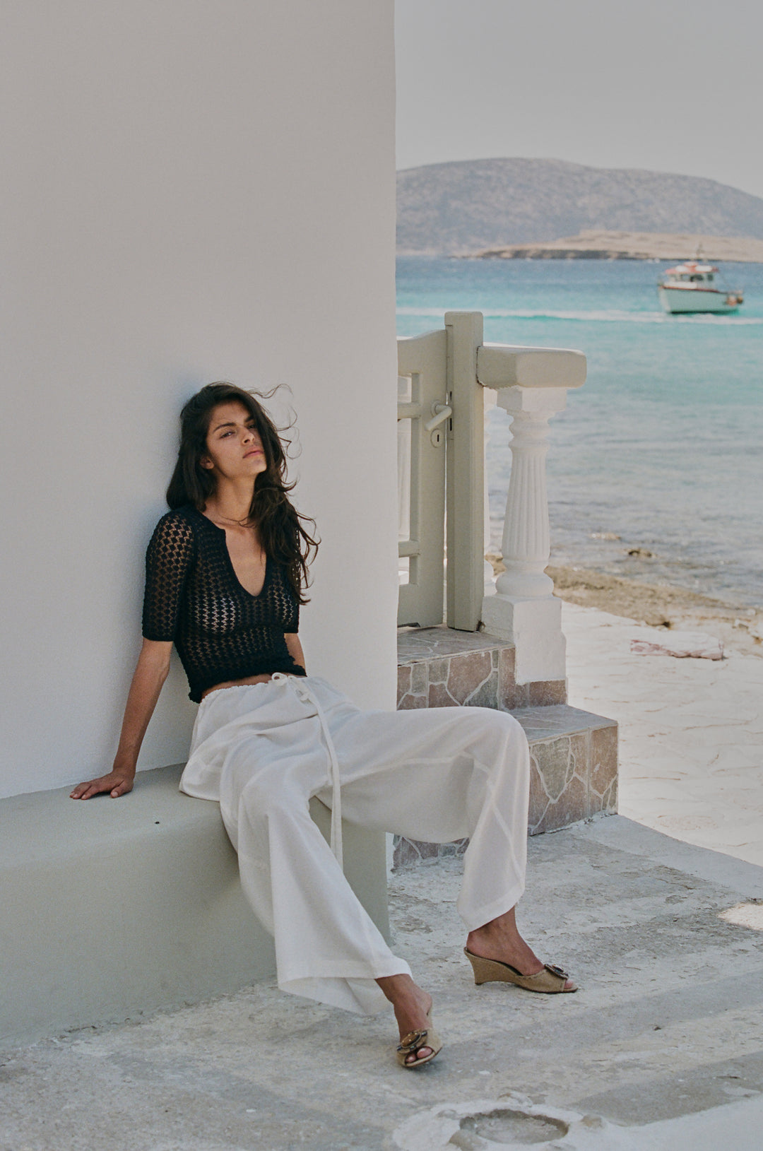 Norah Pants | White alternate product view