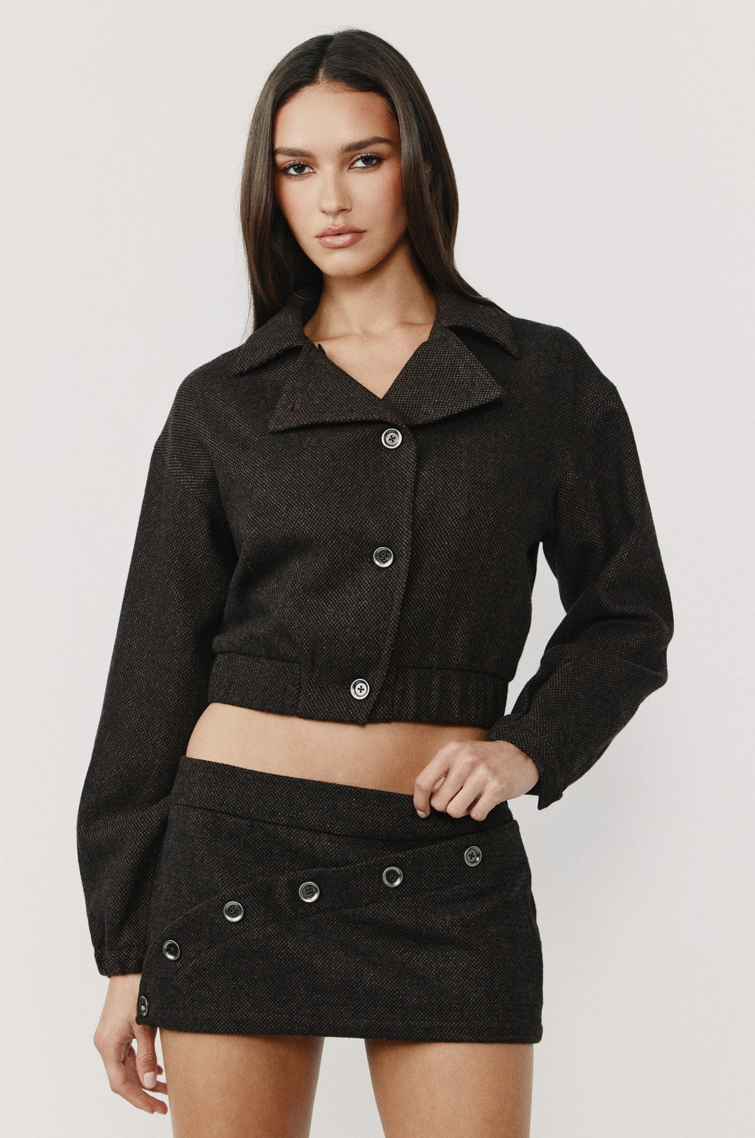 Oliver Jacket | Brown Check