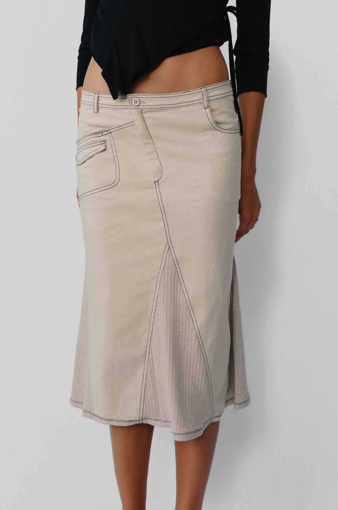 Ondine Skirt | Taupe alternate product view