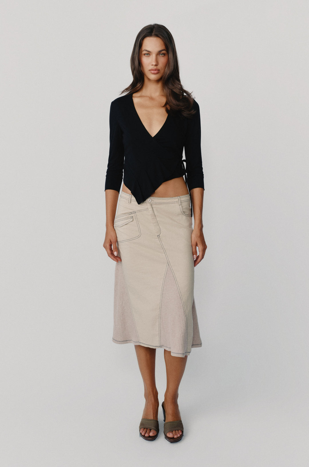 Ondine Skirt | Taupe alternate product view