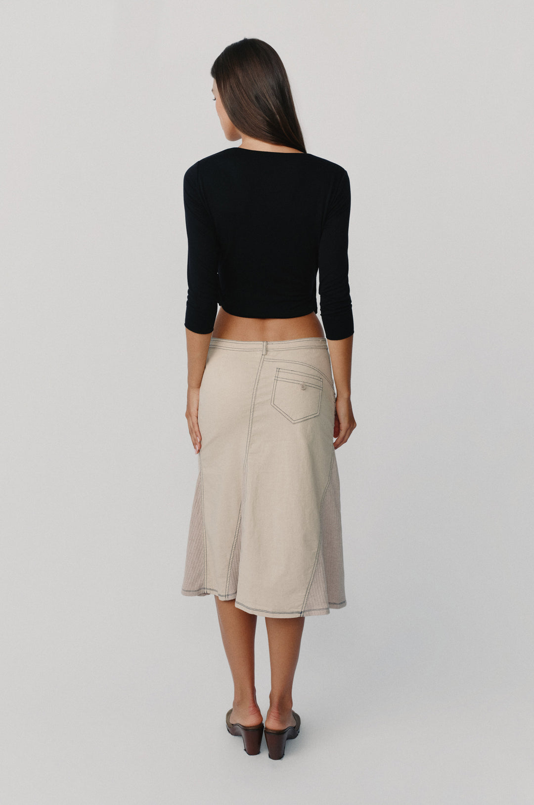 Ondine Skirt | Taupe alternate product view