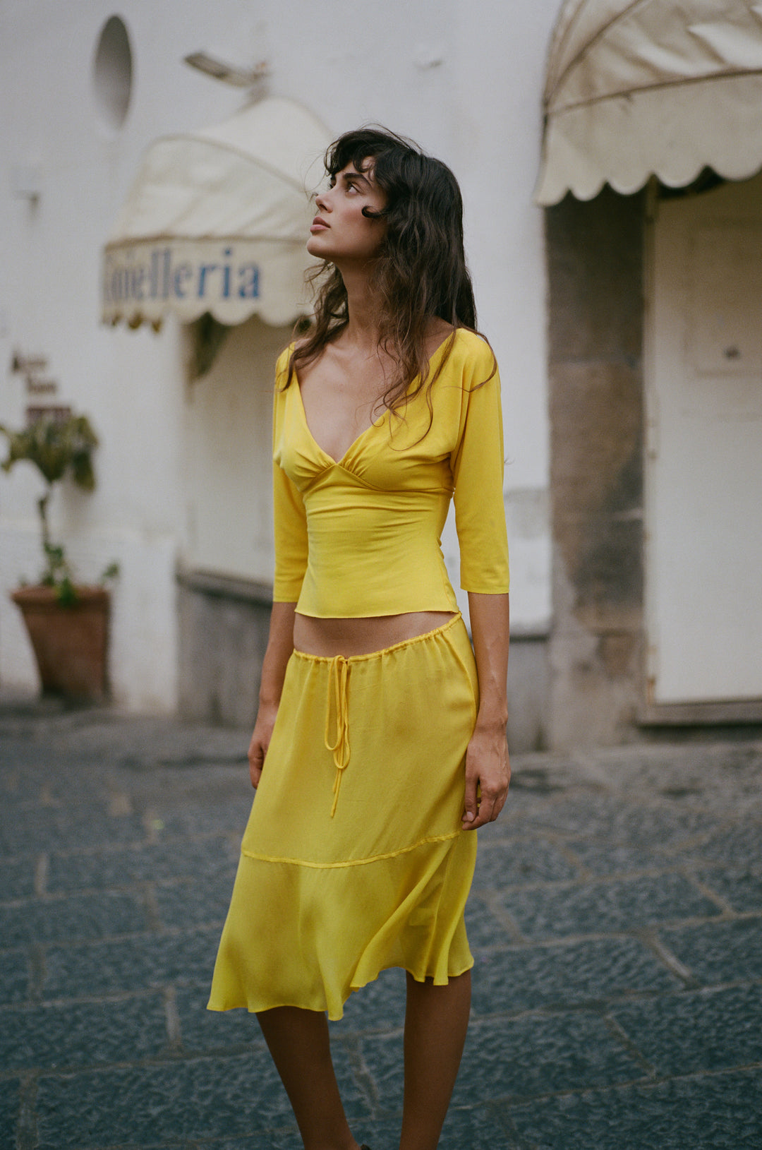 Pali Skirt | Golden Yellow alternate product view
