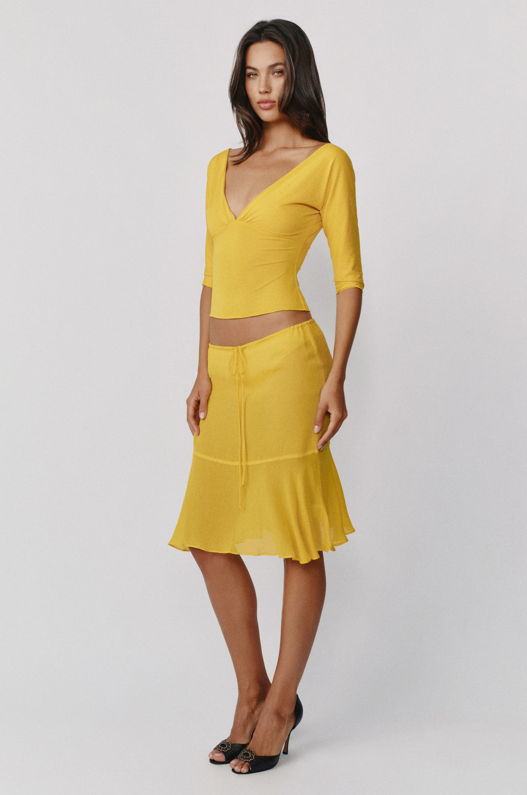 Pali Skirt | Golden Yellow alternate product view