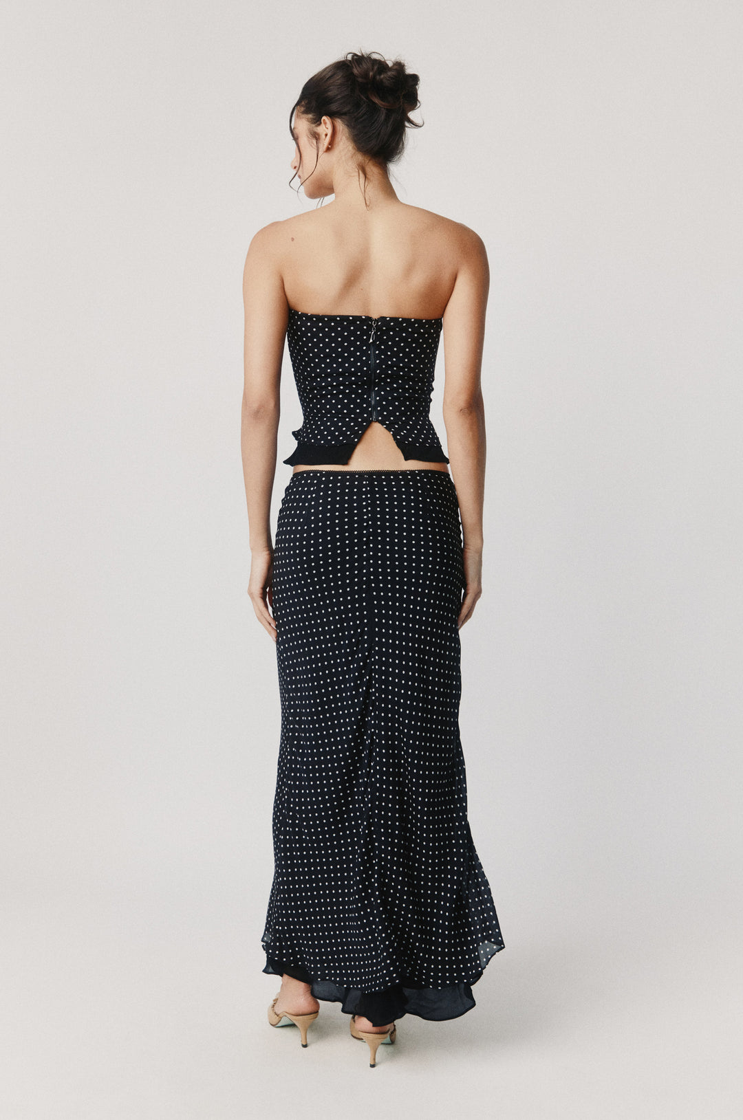 Priya Midi Skirt | Polka Dot