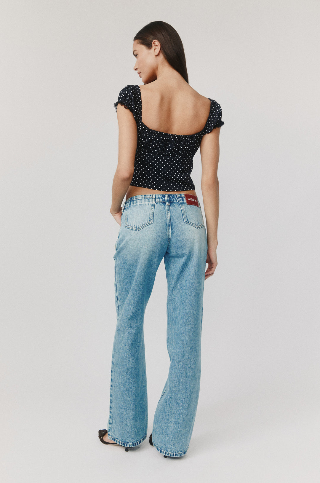 Remi Top | Black Polka Dot